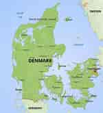 Bilderesultat for Denmark Map. Størrelse: 150 x 165. Kilde: www.freeworldmaps.net