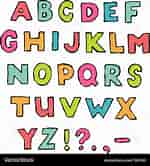 Image result for À Alphabets. Size: 150 x 166. Source: www.vectorstock.com