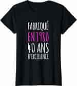 Image result for Tee Shirt Humoristique 40 Ans. Size: 150 x 169. Source: www.amazon.fr