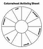 Image result for Color Wheel Activities. Size: 150 x 171. Source: www.printablee.com