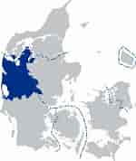 Image result for Kort Vestjylland. Size: 150 x 178. Source: rar-bm.dk
