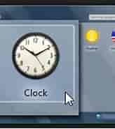 Clock Gadgets For Vista 的图像结果.大小：164 x 123。 资料来源：freewindowsvistatutorials.com
