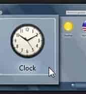 Clock Gadgets for Vista 的图像结果.大小：170 x 123。 资料来源：freewindowsvistatutorials.com