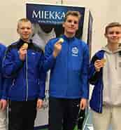 Image result for Miekkailu Helsinki. Size: 173 x 185. Source: www.fencing-pentathlon.fi