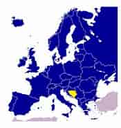 Image result for World Dansk Regional Europa Bosnien-Hercegovina. Size: 175 x 185. Source: nl.maps-bosnia.com