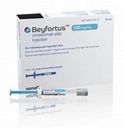 Image result for Beyfortus Information Sheet. Size: 179 x 174. Source: www.drugs.com