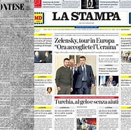 Image result for La Stampa. Size: 187 x 185. Source: www.lavocedeigiornalisti.com