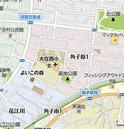 Image result for 大分市角子原. Size: 178 x 185. Source: www.mapion.co.jp