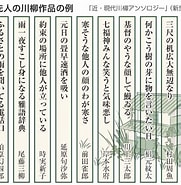 現代川柳とは ಗಾಗಿ ಇಮೇಜ್ ಫಲಿತಾಂಶ. ಗಾತ್ರ: 181 x 185. ಮೂಲ: www.sanin-chuo.co.jp