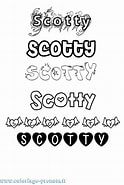 Résultat d’image pour Scotty prénom. Taille: 124 x 185. Source: www.coloriage-prenom.fr