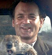 Image result for "bill Murray" "Groundhog Day". Size: 176 x 185. Source: www.inquirer.com