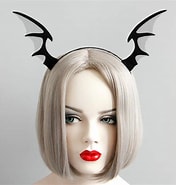 Image result for 悪魔 の ヘアー バンド 羽根 耳. Size: 176 x 185. Source: item.rakuten.co.jp