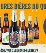 Résultat d’image pour bières québécoises. Taille: 161 x 181. Source: lapoutine.fr