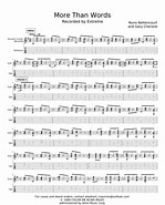 Image result for More Than Words Sheet Music free. Size: 149 x 185. Source: musescore.com