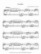 Image result for Für Elise Piano music Beethoven. Size: 140 x 185. Source: www.8notes.com