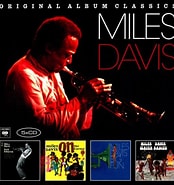 Biletresultat for Miles Davis The Classic Albums Collection. Storleik: 174 x 185. Kjelde: www.discogs.com