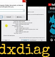 Image result for VGA dxdiag. Size: 178 x 185. Source: www.youtube.com