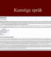 Biletresultat for Kunstige språk. Storleik: 164 x 185. Kjelde: www.slideserve.com