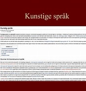 Image result for Kunstige språk. Size: 176 x 185. Source: www.slideserve.com