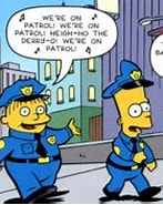 Image result for Bartcop. Size: 147 x 125. Source: simpsonswiki.com