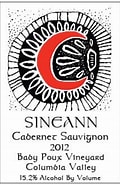 Image result for Sineann Cabernet Sauvignon Baby Poux. Size: 120 x 185. Source: www.wine.com