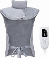 Image result for HAUSPROFI Electric Heating Pad for Back Neck and Shoulders Pain. Size: 157 x 185. Source: www.amazon.co.uk