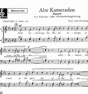 Image result for Alte Kameraden Text. Size: 173 x 185. Source: www.soundofmusic-shop.de