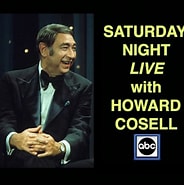 Image result for Saturday Night Live with Howard Cosell TV. Size: 184 x 185. Source: www.imdb.com