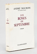 Image result for September Rose André Maurois. Size: 126 x 185. Source: www.abebooks.com