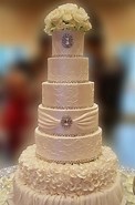 Wedding Cakes Ideas 的图像结果.大小：122 x 185。 资料来源：www.theknot.com