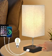 Image result for Tischlampe mit USB Ladefunktion. Size: 174 x 185. Source: www.otto.de