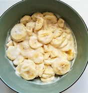 Image result for Crème de bananes. Size: 176 x 185. Source: www.lacuisinedeva.com