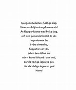 Bildresultat för Studentsången Lyrics. Storlek: 156 x 185. Källa: galio.se