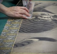 絵画 表装 技術 に対する画像結果.サイズ: 196 x 181。ソース: nomurakakejiku.jp
