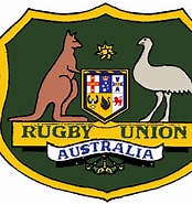 Bilderesultat for 75,australia national Rugby union Team. Størrelse: 174 x 185. Kilde: logos.fandom.com