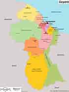 World Dansk Regional Sydamerika Guyana-साठीचा प्रतिमा निकाल. आकार: 140 x 185. स्रोत: ontheworldmap.com