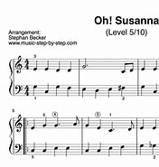 Image result for Oh! Susanna Kompositör. Size: 176 x 185. Source: www.music-step-by-step.com