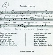 Image result for Luciasången italienska. Size: 179 x 169. Source: svenskahogtider.com