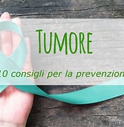 Image result for Prevenzione+dei+tumori. Size: 180 x 185. Source: www.youtube.com