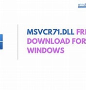 Image result for msvcr71. Size: 177 x 175. Source: windowsground.com