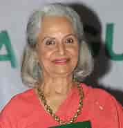 Image result for Waheeda Rehman Age. Size: 178 x 185. Source: www.thefamouspeople.com