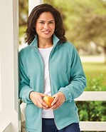 Blair Fleece Jackets for women 的图像结果.大小：149 x 185。 资料来源：www.blair.com