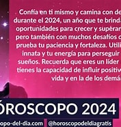 Tamaño de Resultado de imágenes de Horóscopo de hoy 2024.: 177 x 167. Fuente: horoscopo-del-dia.com