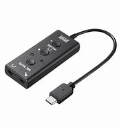 Image result for Samwa Audio Adapter. Size: 176 x 185. Source: direct.sanwa.co.jp