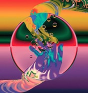 Image result for Neo-Psychedelia Stylistic Origins. Size: 176 x 185. Source: www.behance.net