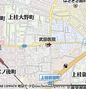 Image result for 上桂東居町. Size: 178 x 180. Source: www.mapion.co.jp