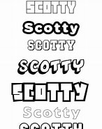 Image result for Scotty prénom. Size: 146 x 185. Source: www.coloriage-prenom.fr