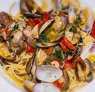 Image result for Spaghetti Vongole recette italienne. Size: 192 x 185. Source: www.galbani.fr