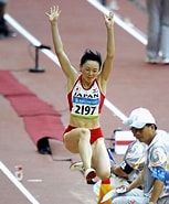 Image result for 北京五輪 走り幅跳び 女子. Size: 153 x 185. Source: news.livedoor.com