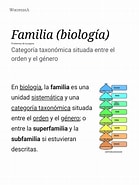 Afbeeldingsresultaten voor Familia BIOLOGÍA Wikipedia. Grootte: 139 x 185. Bron: es.scribd.com